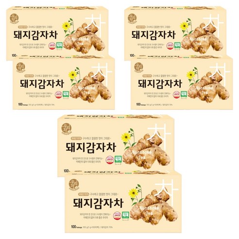 우리차 돼지감자차, 1g, 100개입, 6개