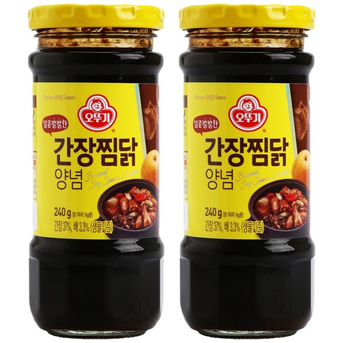 오뚜기 달콤칼칼한 간장 찜닭 양념, 240g, 2개