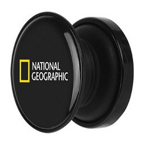 내셔널지오그래픽 블랙 스마트폰 거치대 그립톡, 1개