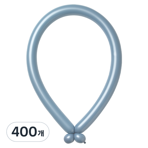 조이벌룬 260풍선, 파스텔더스크 블루, 400개