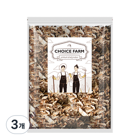 초이스팜 건표고버섯 표고채, 70g, 3개