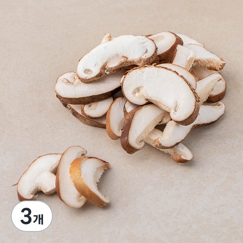 국내산 슬라이스 생표고, 150g, 3개