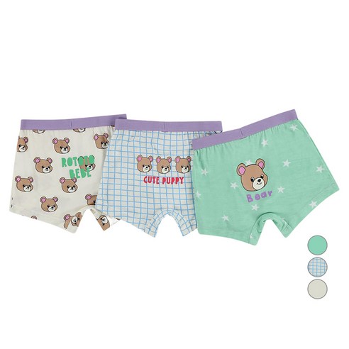 로토토베베 남아용 모달 드로즈 3종 세트