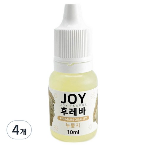 조이후레바 아로미조이 슬라임재료 10ml, 4개, 누룽지