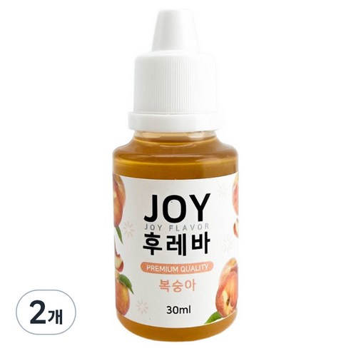 조이라이프 아로마조이 슬라임재료 조이후레바 30ml, 2개, 복숭아