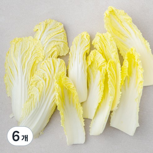 국내산 손질 쌈배추, 200g, 6개, 200g