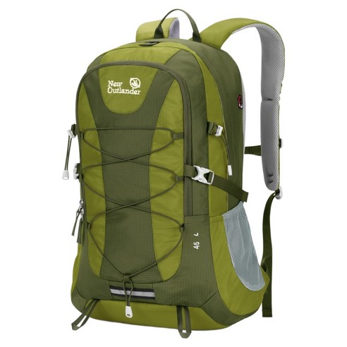 뉴아웃랜더 대용량 경량 볼트 등산배낭 45L, 카키