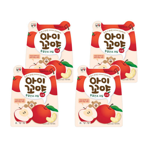 아이꼬야 남양유업 동결건조 과일칩, 15g, 4개