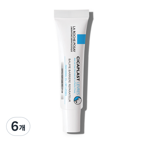 라로슈포제 시카플라스트 레브르 립밤, 7.5ml, 6개
