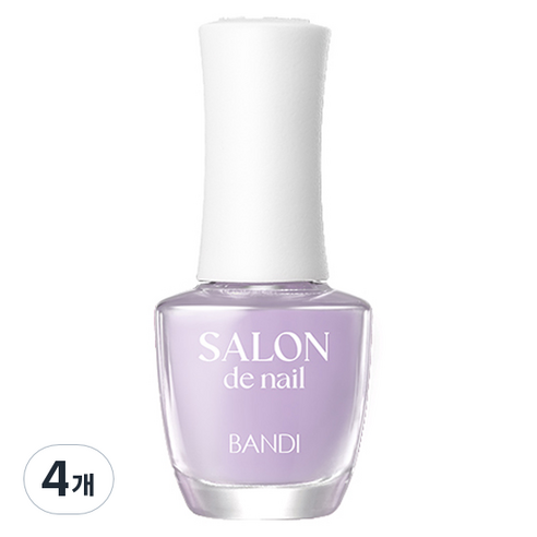 반디BANDI 살롱드 네일, 7ml, SH304 라벤더크림시럽, 4개