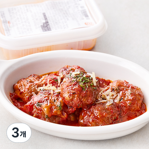 더반찬& 토마토소스 미트볼, 185g, 3개