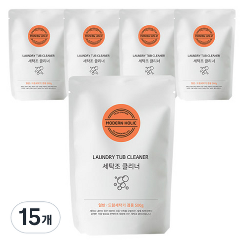 모던홀릭 세탁조 클리너, 15개, 500g