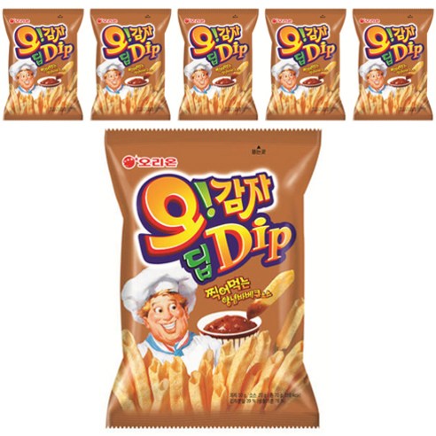 오리온 오감자 딥바베큐, 75g, 6개