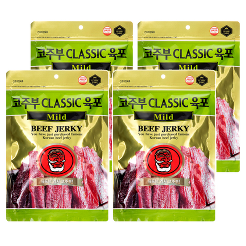 코주부 B&F CLASSIC 육포 Mild, 130g, 4개