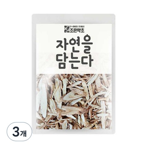 조은약초 자연을 담는다 황기 소, 400g, 3개