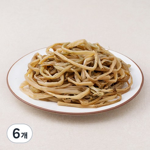 국내산 데친 고구마줄기, 300g, 6개