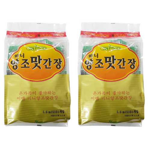 이엔푸드 미니 양조 맛간장, 5.6ml, 370개