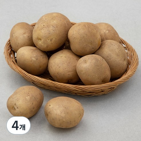친환경 감자, 2kg, 4개