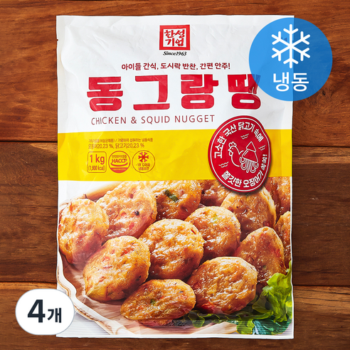 한성기업 동그랑땡 (냉동), 1kg, 4개