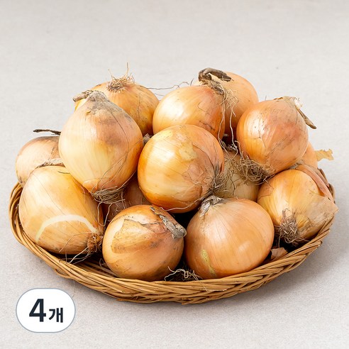 국내산 양파(짱아찌용) (햇), 3kg, 4개