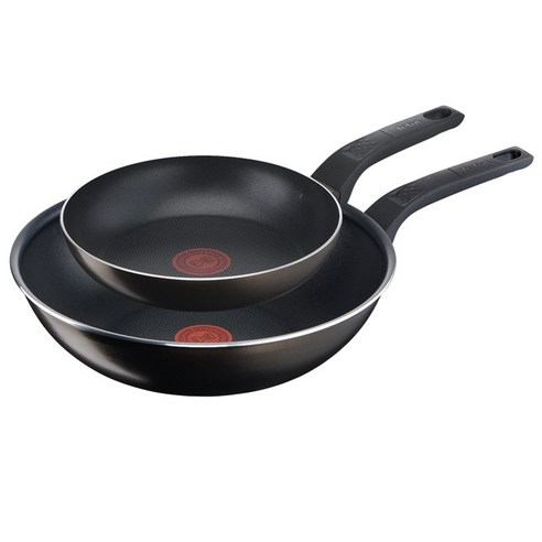 테팔 티타늄 액티쿡 후라이팬 2종세트, 블랙커피, 프라이팬 20cm + 볶음팬 28cm, 1세트