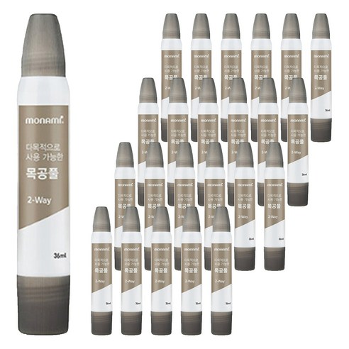 모나미 다목적으로 사용 가능한 목공풀 2way, 36ml, 24개