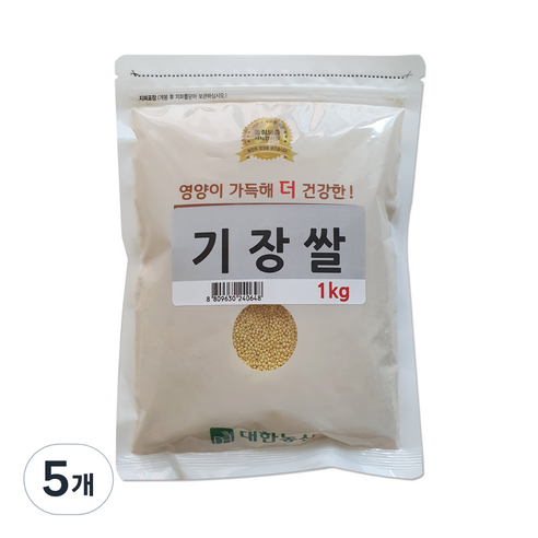 대한농산 기장쌀, 1kg, 5개