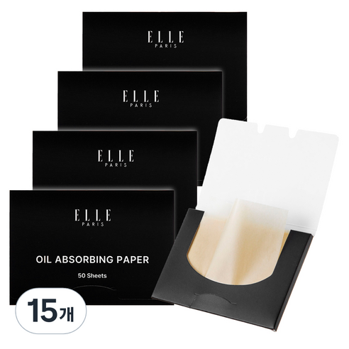 ELLE PARIS 린넨 기름종이, 15개, 50개입