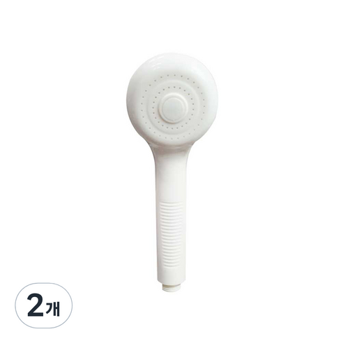 스윙 샤워기 헤드 화이트, 2개