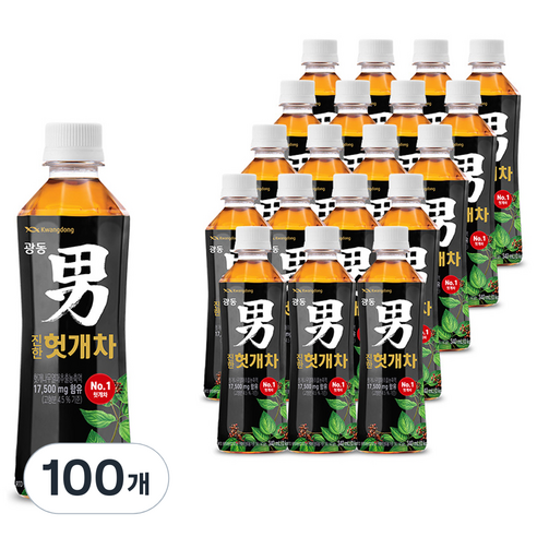 광동진한헛개차, 340ml, 100개