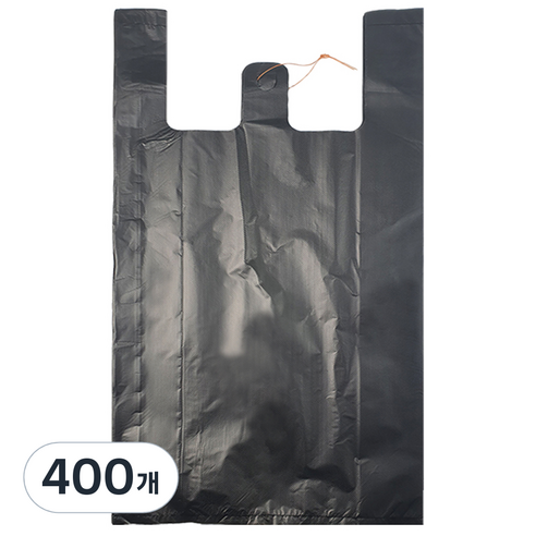 월드크린 손잡이 이불 봉투 검정, 50L, 400개