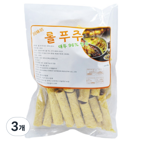 천미방 건롤푸주, 500g, 3개