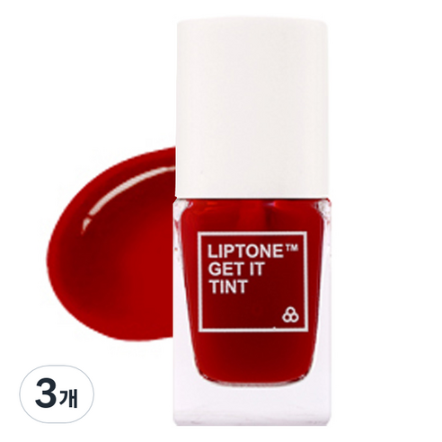 토니모리 립톤 겟잇틴트 9.5g, 4호 레드핫, 3개