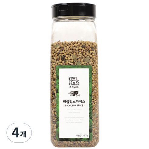 딜리셔스마켓 피클링스파이스 향신료 대형, 450g, 4개