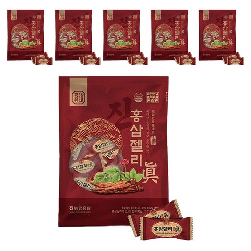 한삼인 홍삼젤리 진, 200g, 6개