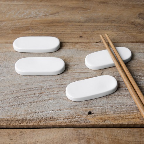 하우밍 바일레 수저받침, 화이트, 4개입