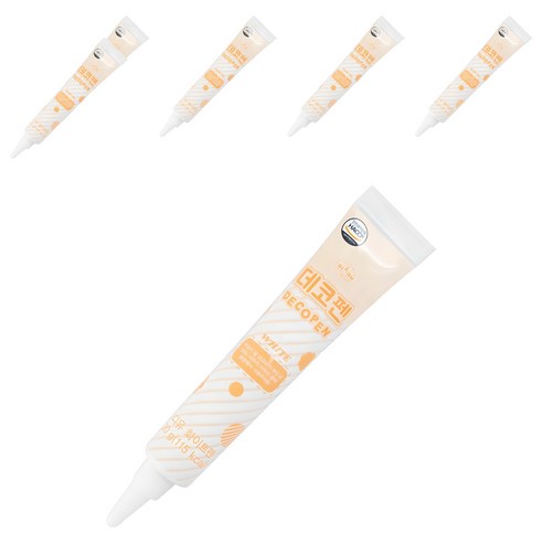 디유 초코 데코펜 화이트, 20g, 6개