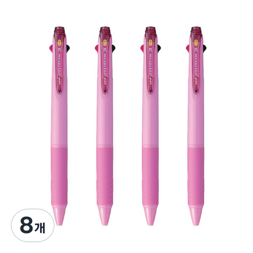 제트스트림 3색 볼펜 0.38mm, BP, 8개