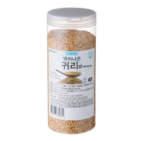 씻어나온 귀리쌀, 1.2kg, 1통