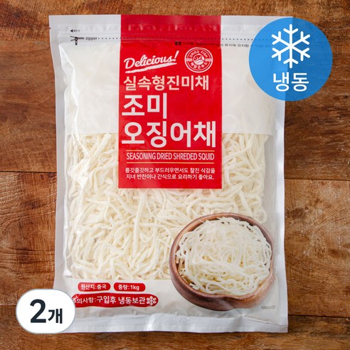 해맑은푸드 조미오징어채 실속형진미채, 1kg, 2개