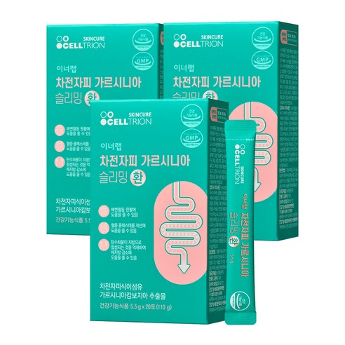 이너랩 차전자피 슬리밍 환 가르시니아, 110g, 3개