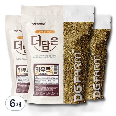 대구농산 더담은 카무트 호라산밀, 500g, 6개