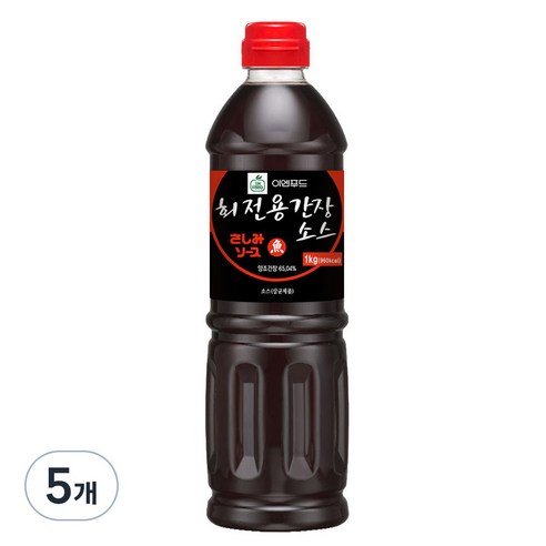 이엔푸드 이엔 회전용 간장, 1kg, 5개
