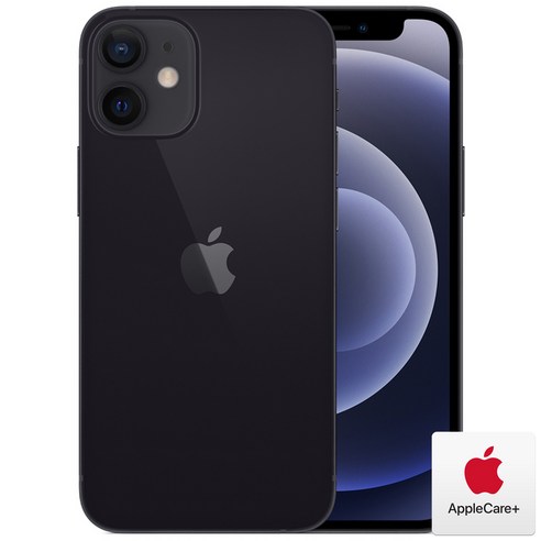 Apple 아이폰 12 Mini, 알뜰폰, Black, AppleCare+포함, 128GB