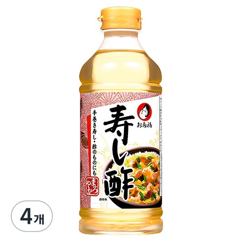 오타후쿠 스시스 초밥용 식초, 4개, 500ml