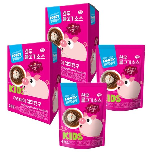 푸디버디 한우 불고기소스 5p, 500g, 2개