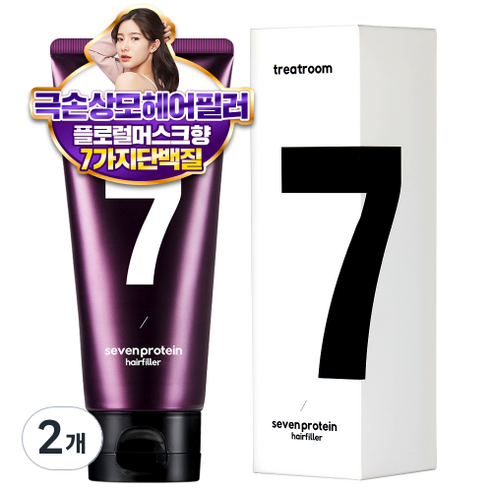 트리트룸 세븐프로틴 헤어필러 트리트먼트, 180ml, 2개