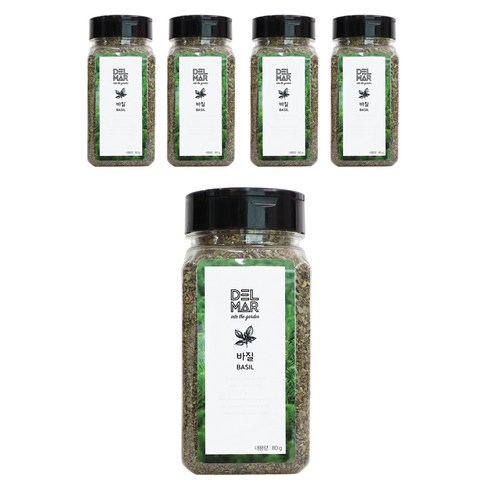 딜리셔스마켓 바질홀, 80g, 5개