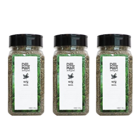 딜리셔스마켓 바질홀, 80g, 3개