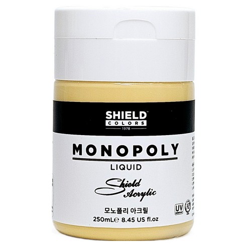 쉴드 모노폴리 아크릴물감, 608 Naples Yellow, 1색, 250ml